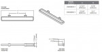MOD Square Towel Bar Specifications